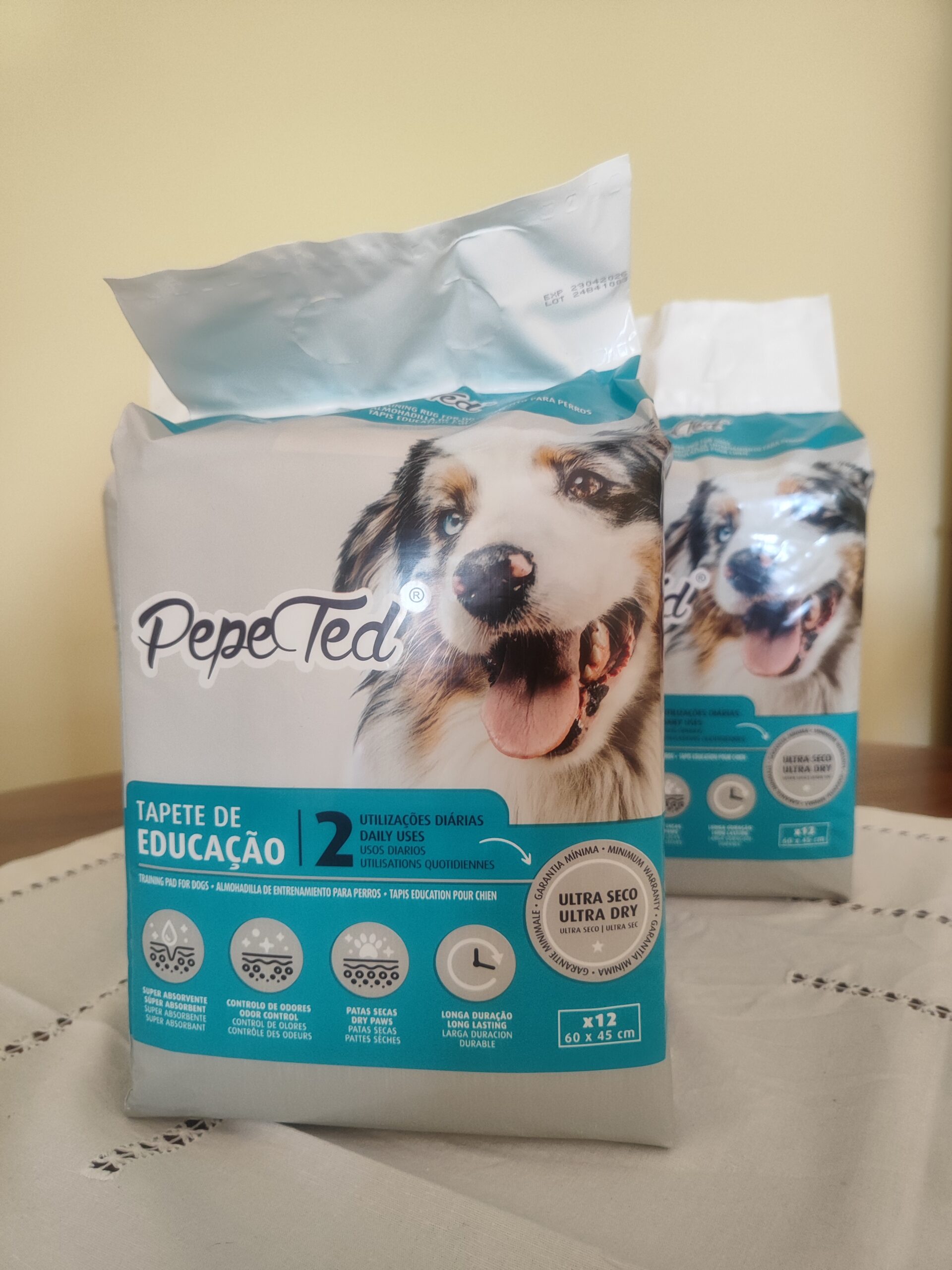 TAPETE DE EDUCAÇÃO PEPE TED PARA CÃES